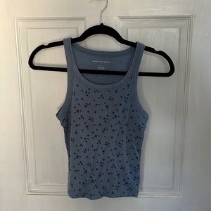 Floral American eagle tank top
